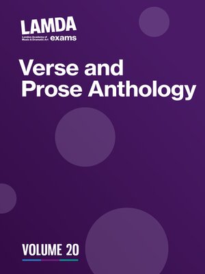 cover image of LAMDA Verse and Prose Anthology, Volume 20